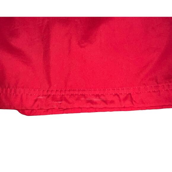 The Black Dog Red Kids Quarter Zip 7/8 Windbreaker Rain Jacket Hooded Pullover - Picture 12 of 16